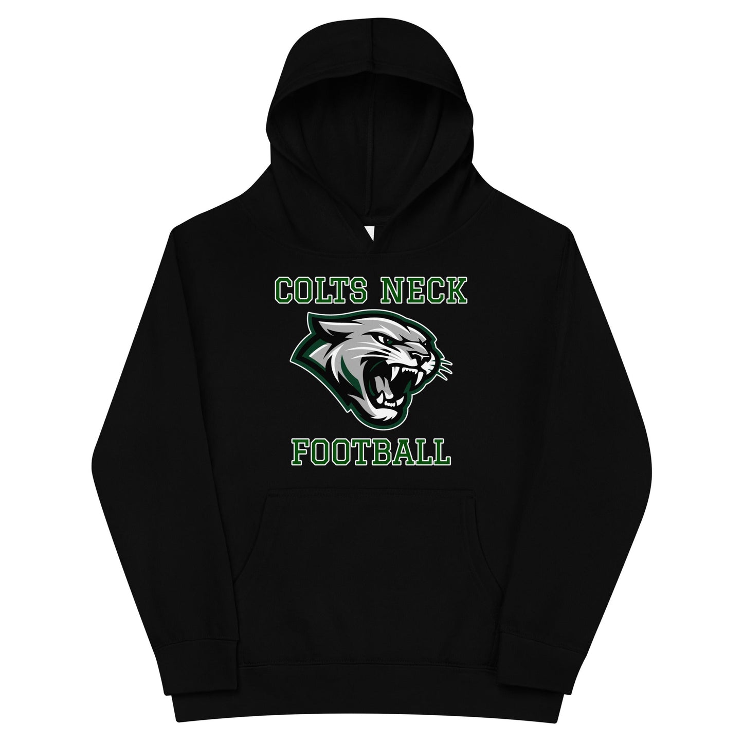 Performance | Youth Hoodie | Colts Neck Cougars | Youth Tackle Football (AYF) | Green Predator Logo
