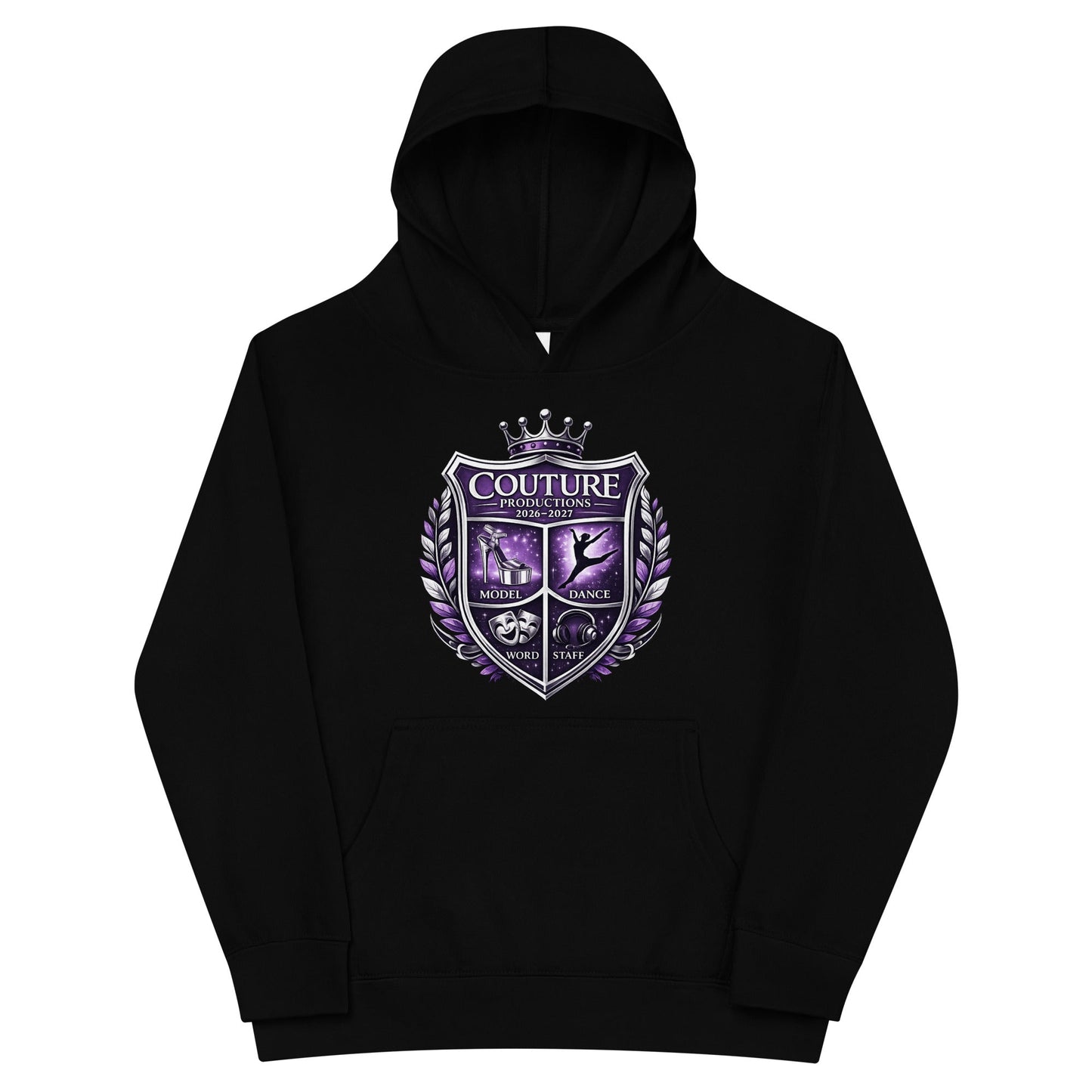 Performance | Youth Hoodie | Couture Productions | Couture Shield Logo