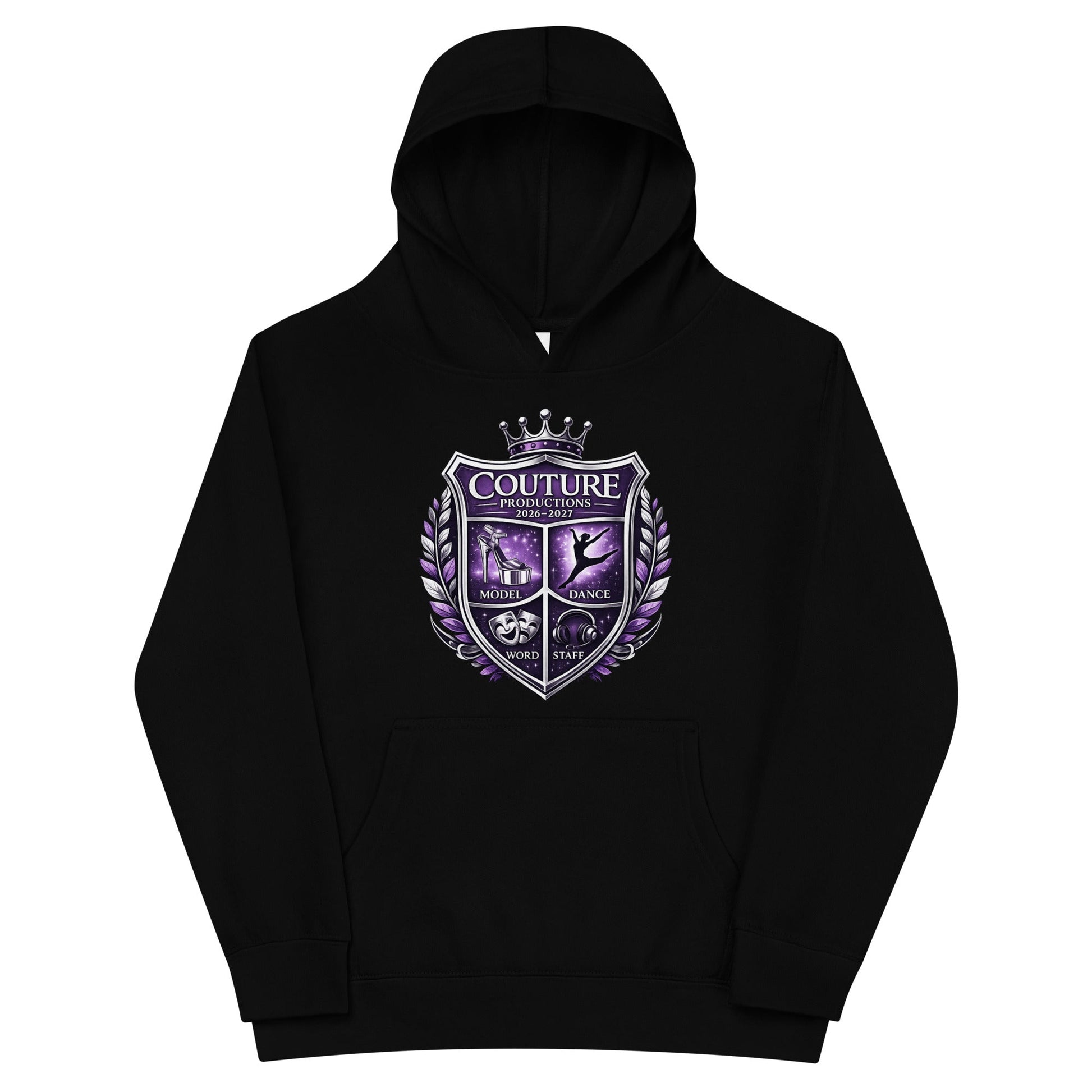 Performance | Youth Hoodie | Couture Productions | Couture Shield Logo