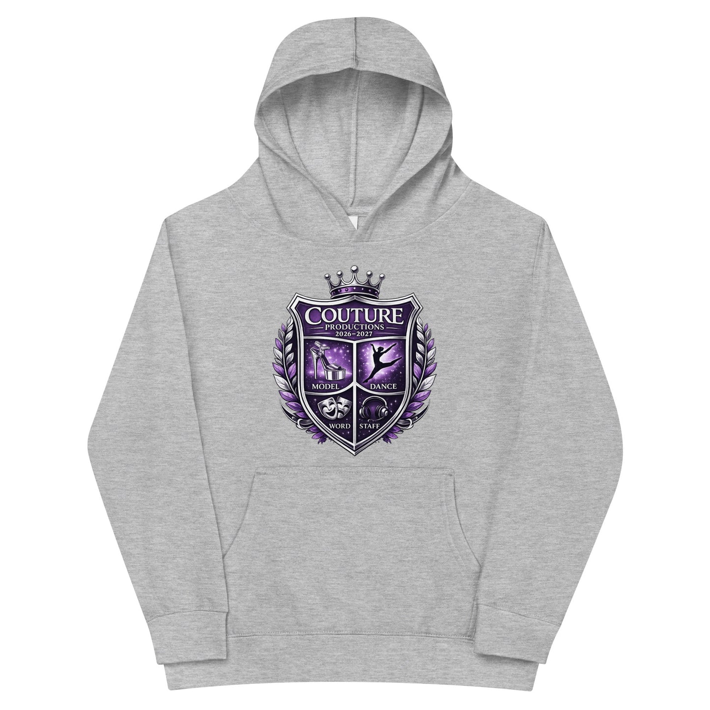 Performance | Youth Hoodie | Couture Productions | Couture Shield Logo