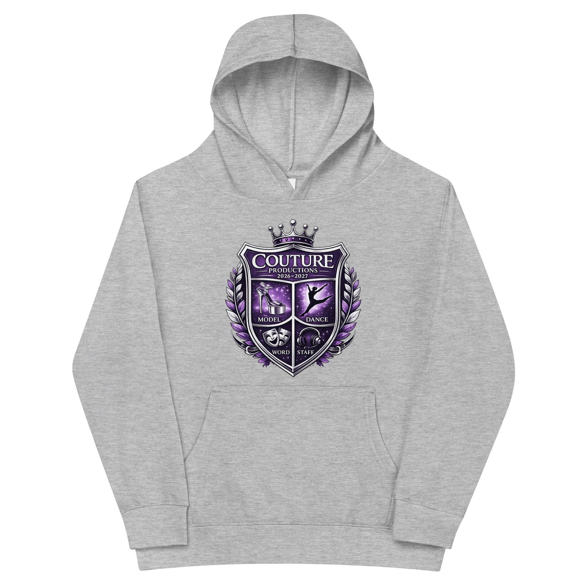 Performance | Youth Hoodie | Couture Productions | Couture Shield Logo