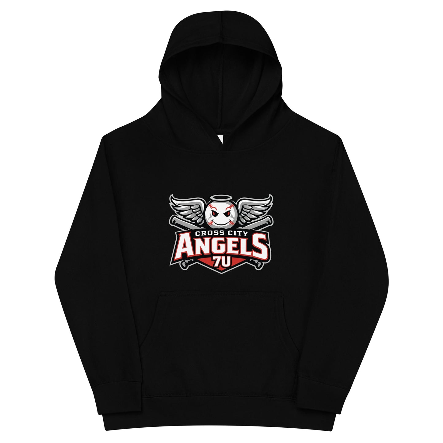 Performance | Youth Hoodie | Cross City Angels | Winged Guardian Logo