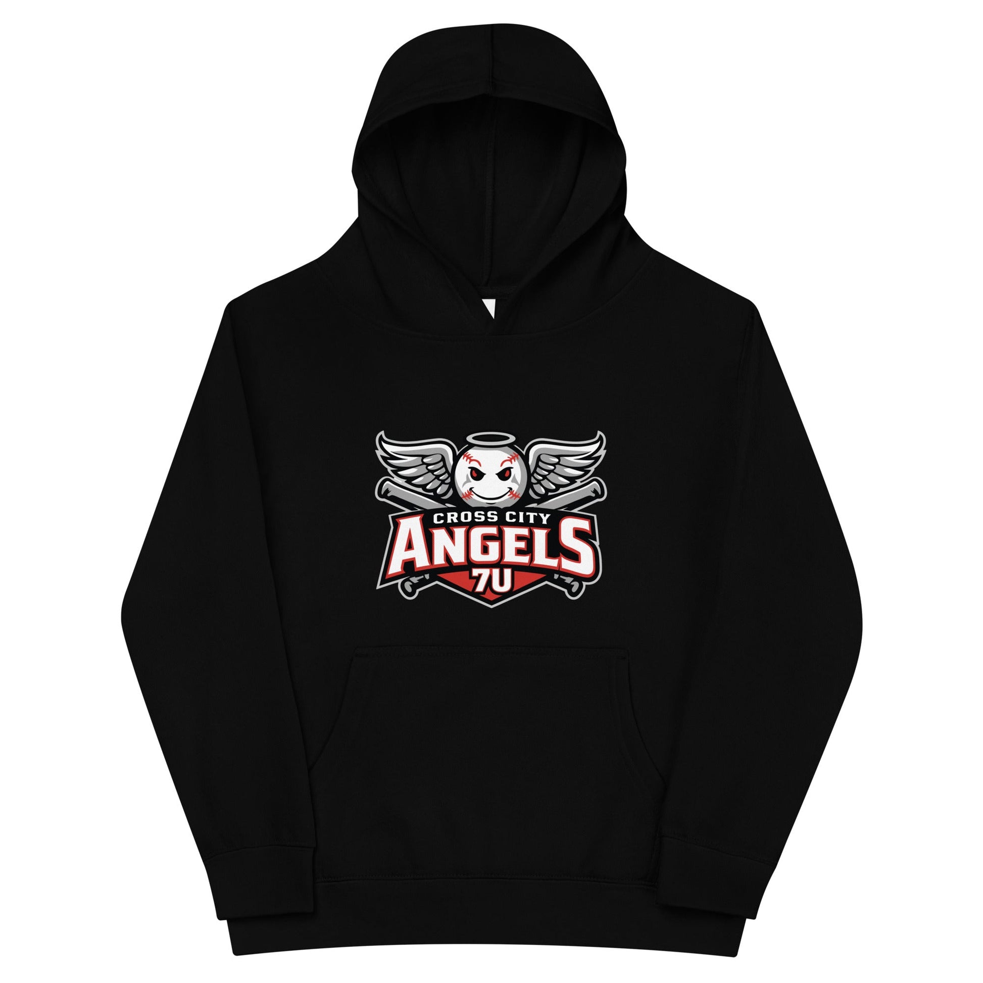 Performance | Youth Hoodie | Cross City Angels | Winged Guardian Logo