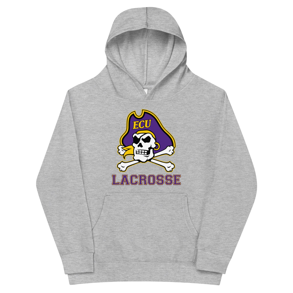 Performance | Youth Hoodie | ECU Club Womens Lacrosse | Ironclad Corsairs Logo