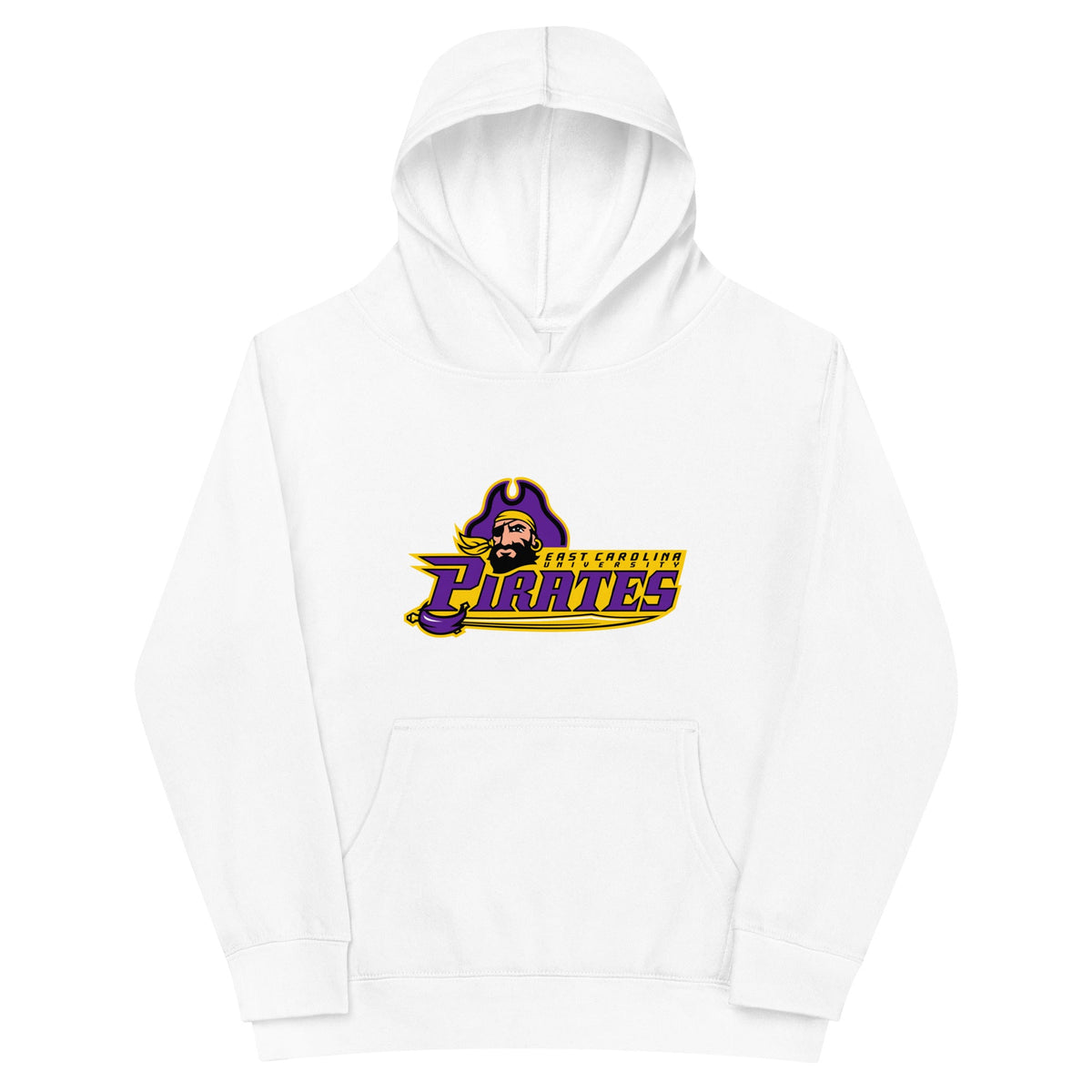 Performance | Youth Hoodie | ECU Club Womens Lacrosse | Pirate Emblem Logo