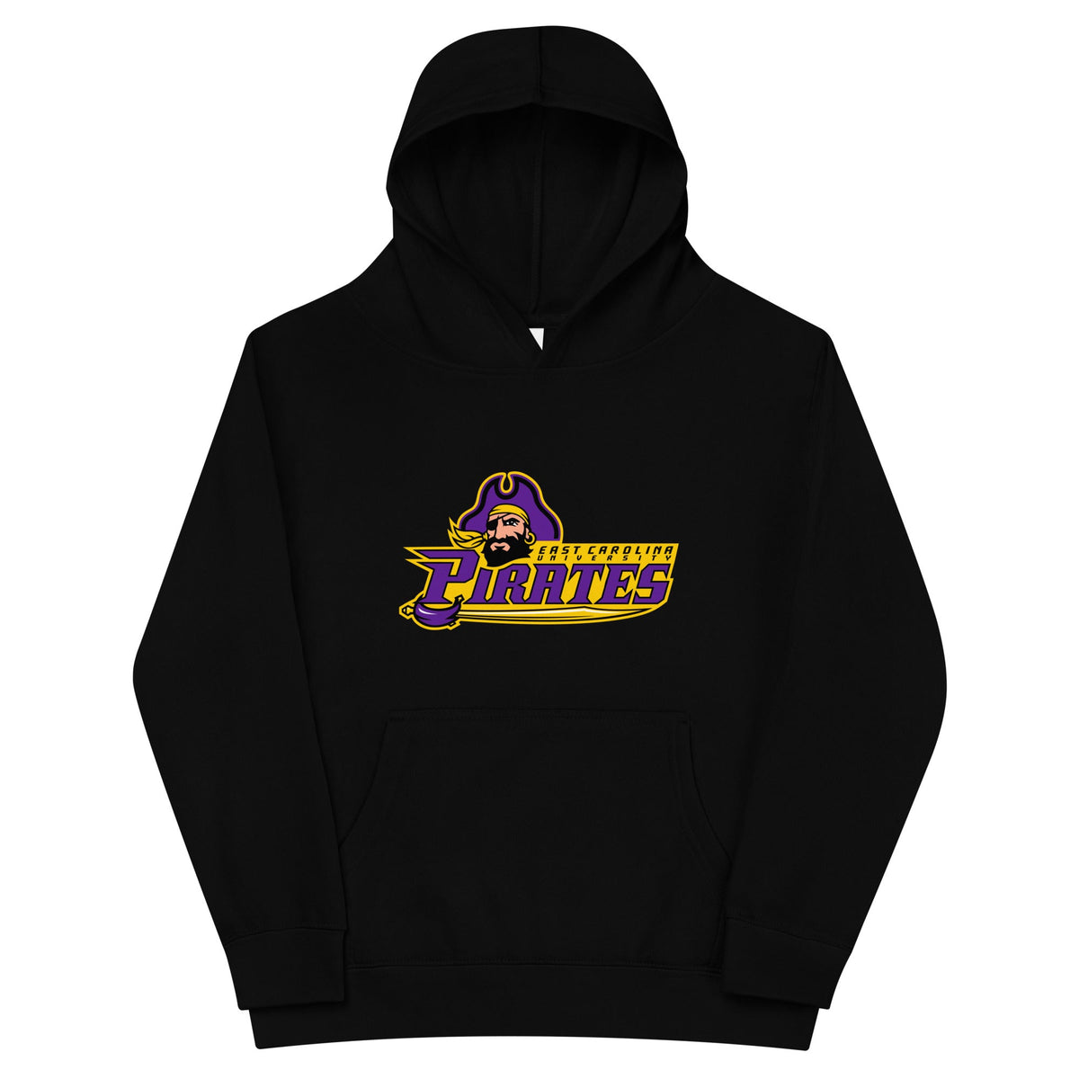 Performance | Youth Hoodie | ECU Club Womens Lacrosse | Pirate Emblem Logo