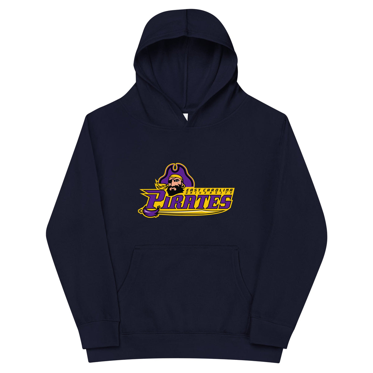 Performance | Youth Hoodie | ECU Club Womens Lacrosse | Pirate Emblem Logo