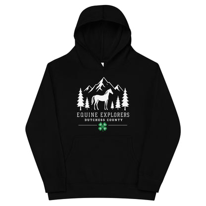 Performance | Youth Hoodie | Equine Explorers | Dutchess Crest Trailblazers Logo