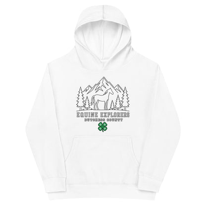 Performance | Youth Hoodie | Equine Explorers | Dutchess Crest Trailblazers Logo