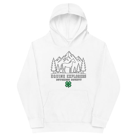 Performance | Youth Hoodie | Equine Explorers | Dutchess Crest Trailblazers Logo