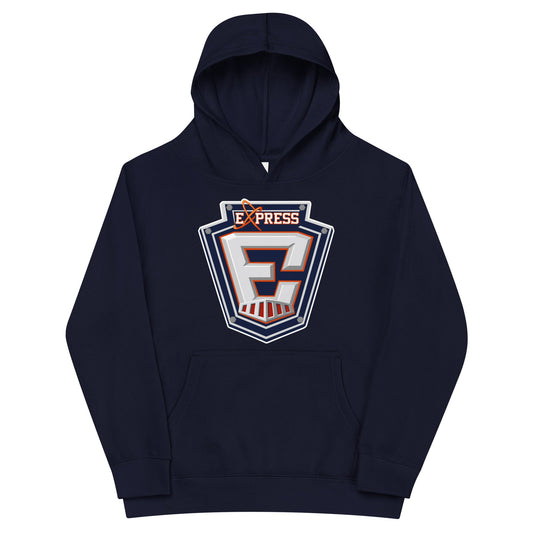 Performance | Youth Hoodie | Erie Express Football | E Badge Logo