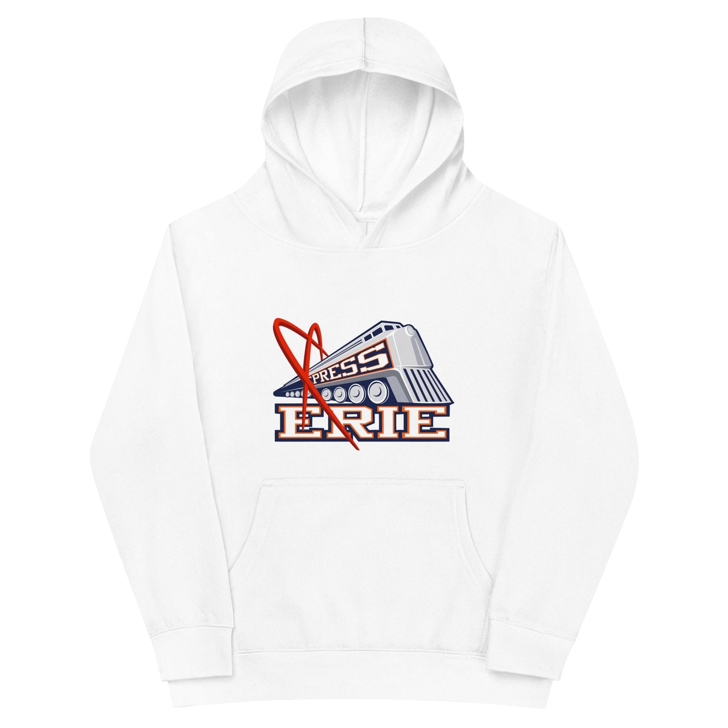 Performance | Youth Hoodie | Erie Express Football | Locomotive Logo