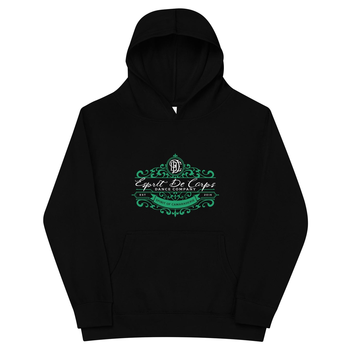 Performance | Youth Hoodie | Esprit de Corps Dance Co., LLC | Crest Logo