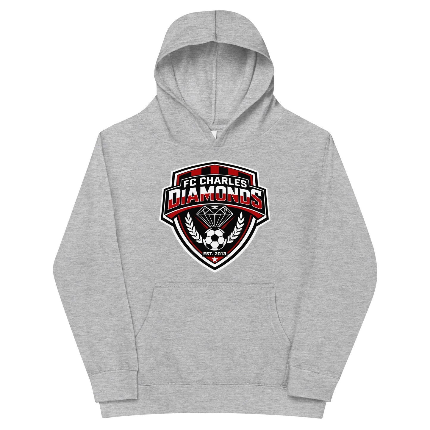 Performance | Youth Hoodie | FC Charles: Diamonds | Emblem Logo
