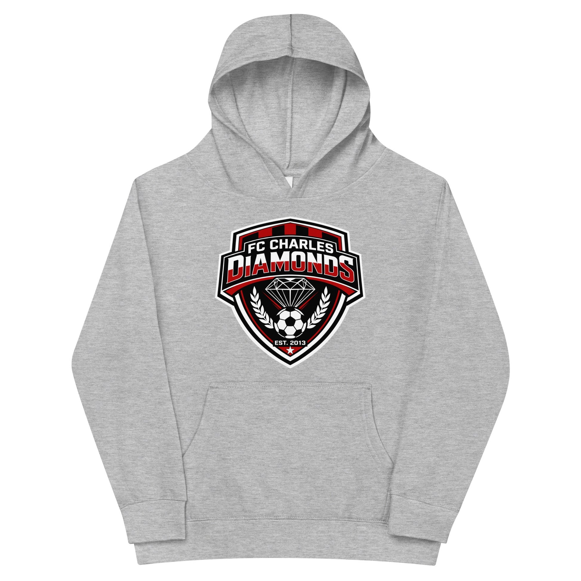 Performance | Youth Hoodie | FC Charles: Diamonds | Emblem Logo