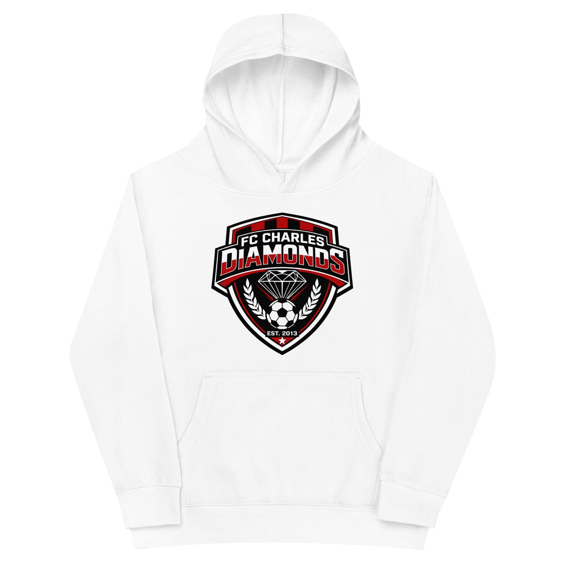 Performance | Youth Hoodie | FC Charles: Diamonds | Emblem Logo