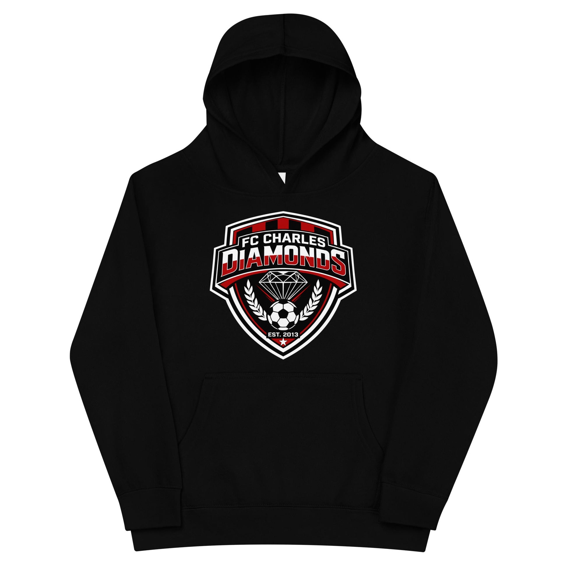 Performance | Youth Hoodie | FC Charles: Diamonds | Emblem Logo
