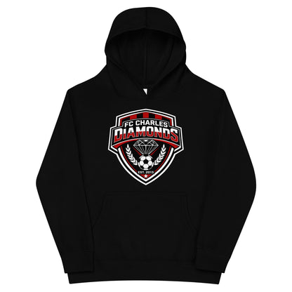 Performance | Youth Hoodie | FC Charles: Diamonds | Emblem Logo