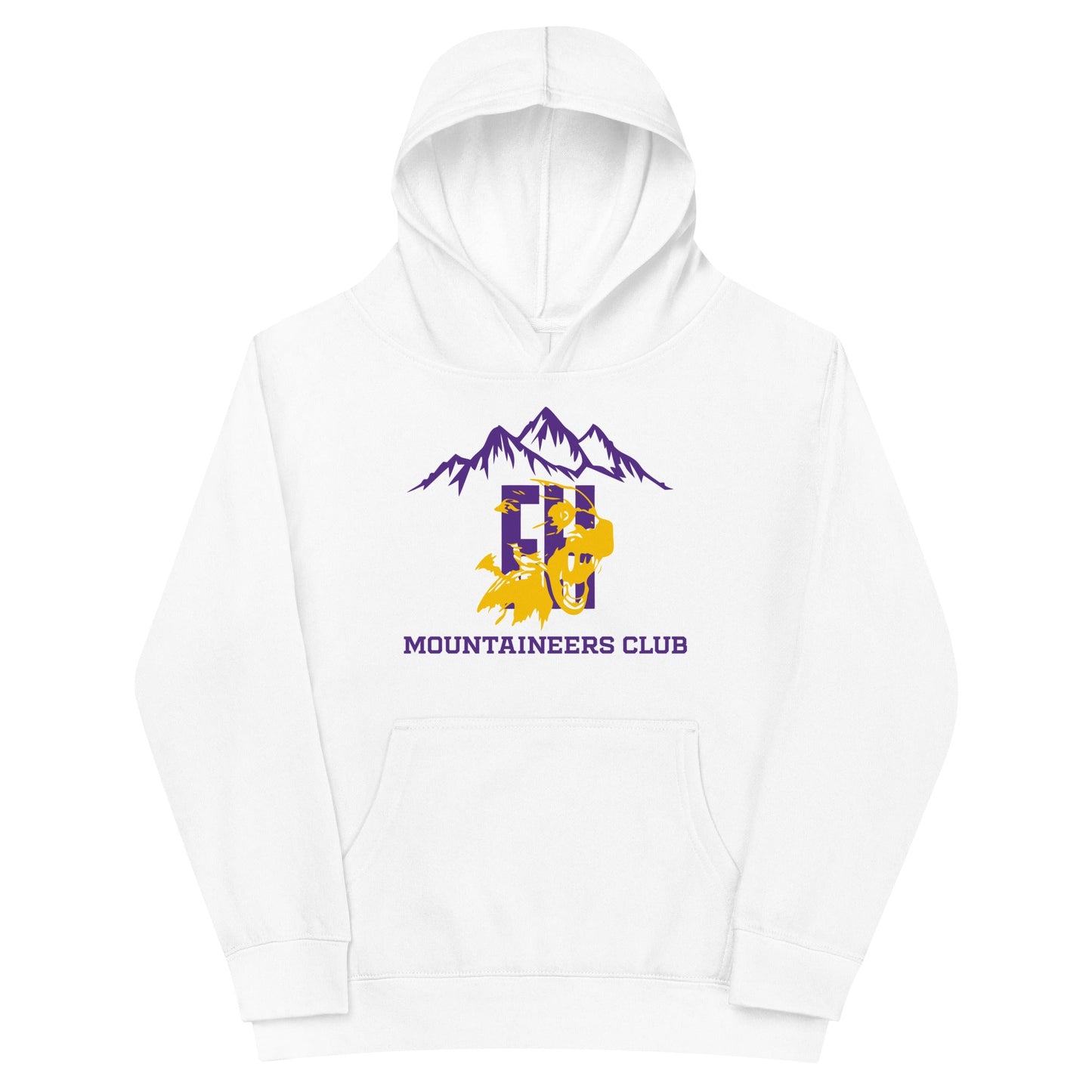 Performance | Youth Hoodie | Friday Harbor High School Mountaineers Club | Mountaineers Logo