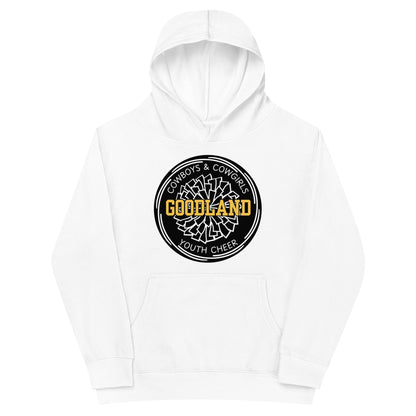 Performance | Youth Hoodie | Goodland Youth Cheer | Badge Logo