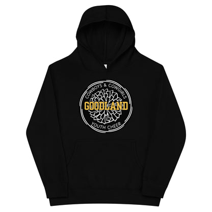 Performance | Youth Hoodie | Goodland Youth Cheer | Badge Logo