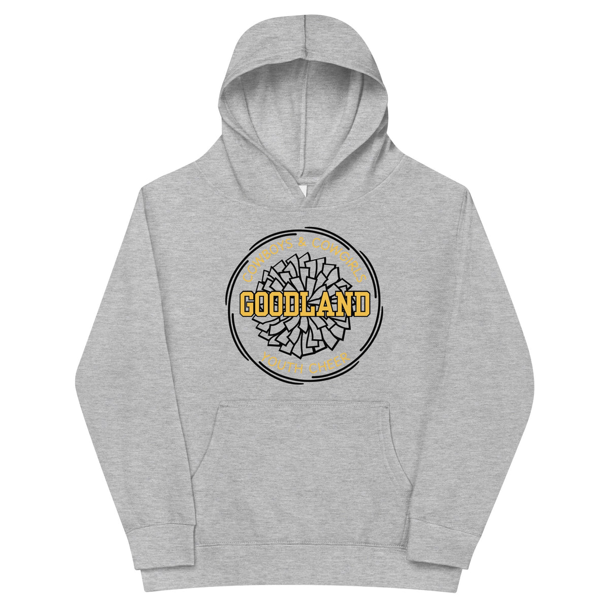 Performance | Youth Hoodie | Goodland Youth Cheer | Crest Logo