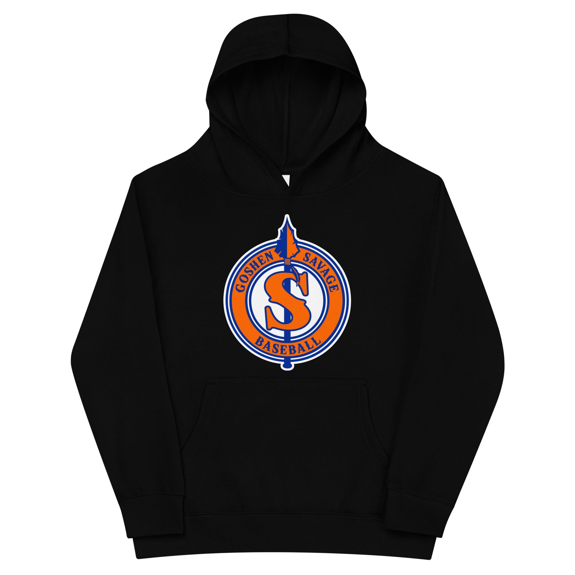 Performance | Youth Hoodie | Goshen Savage Baseball | Badge Logo