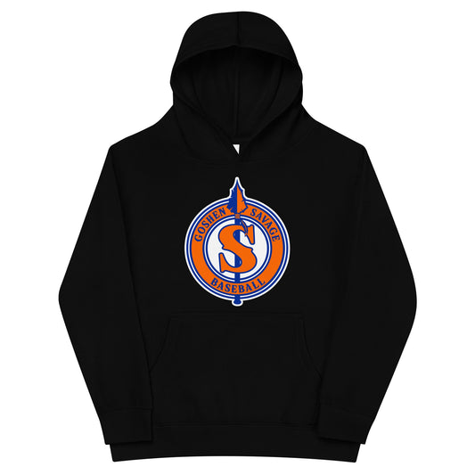 Performance | Youth Hoodie | Goshen Savage Baseball | Badge Logo