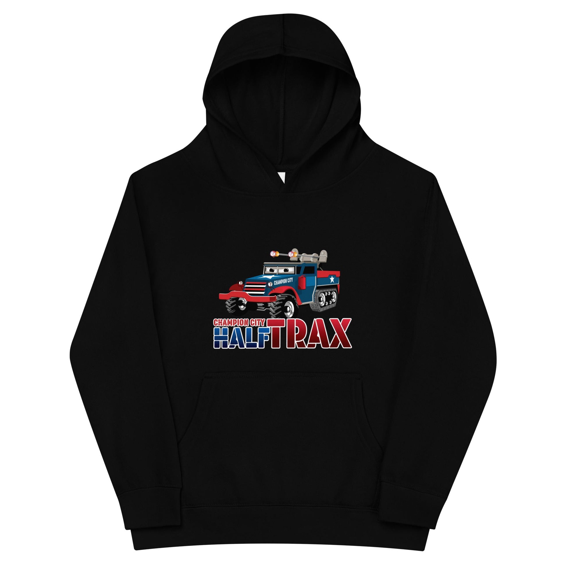 Performance | Youth Hoodie | Half Trax Baseball | Mascot Logo