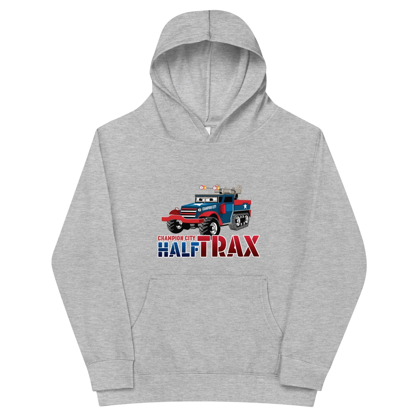 Performance | Youth Hoodie | Half Trax Baseball | Mascot Logo