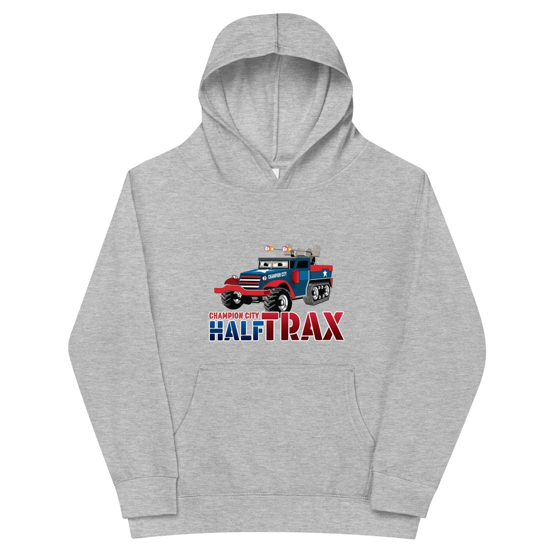 Performance | Youth Hoodie | Half Trax Baseball | Mascot Logo