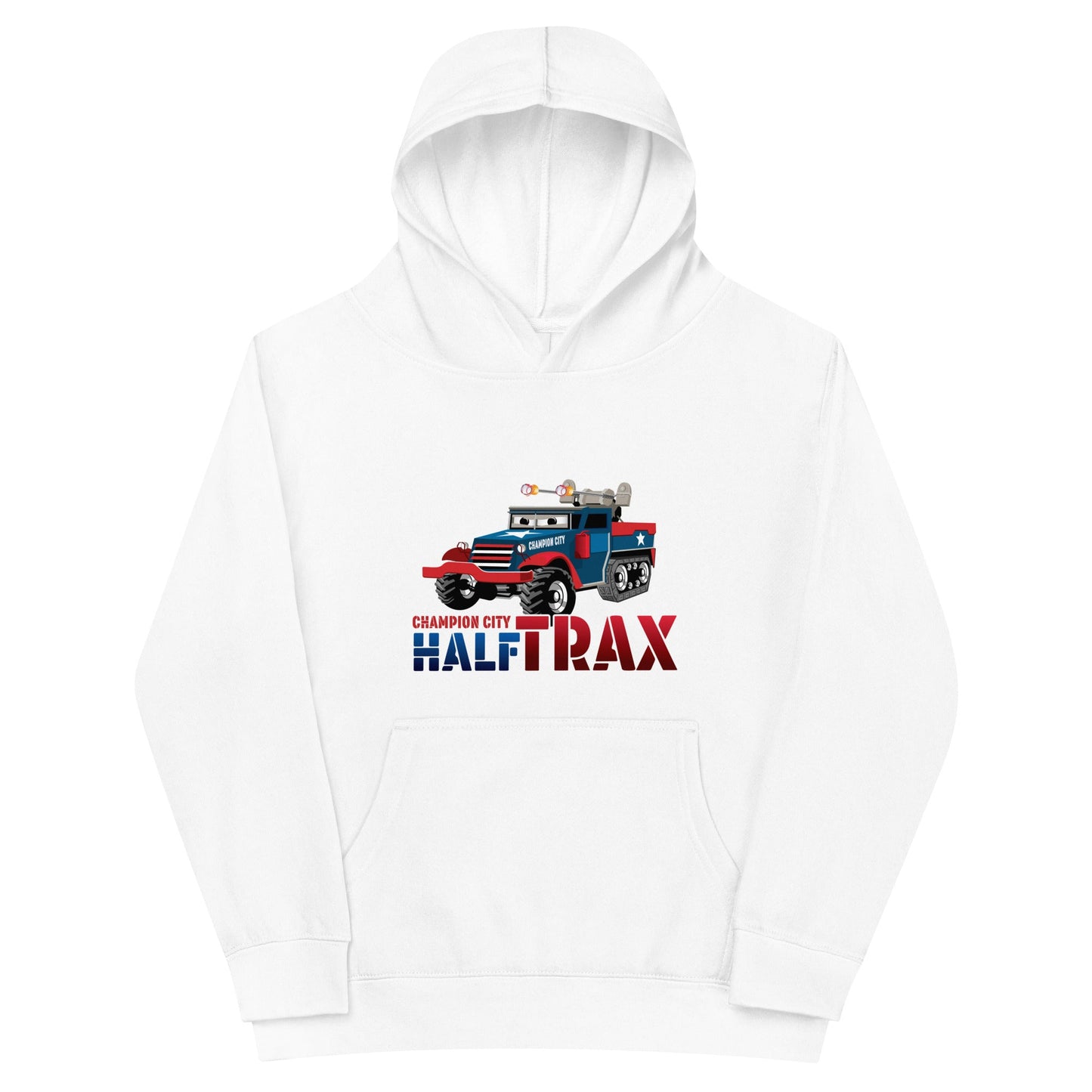 Performance | Youth Hoodie | Half Trax Baseball | Mascot Logo