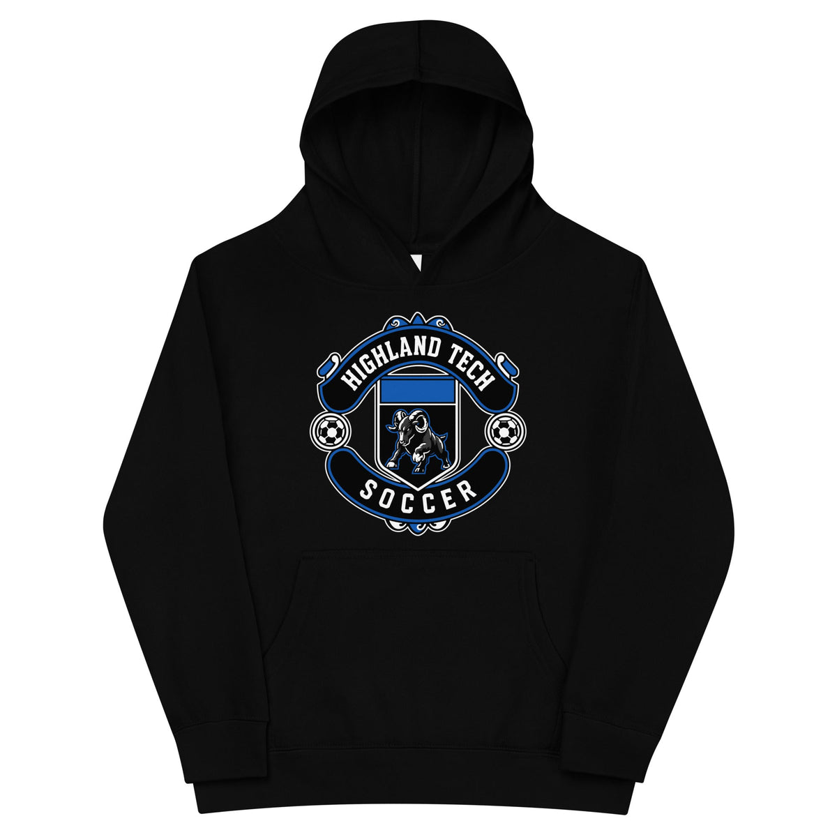 Performance | Youth Hoodie | Highland Soccer | Emblem Logo