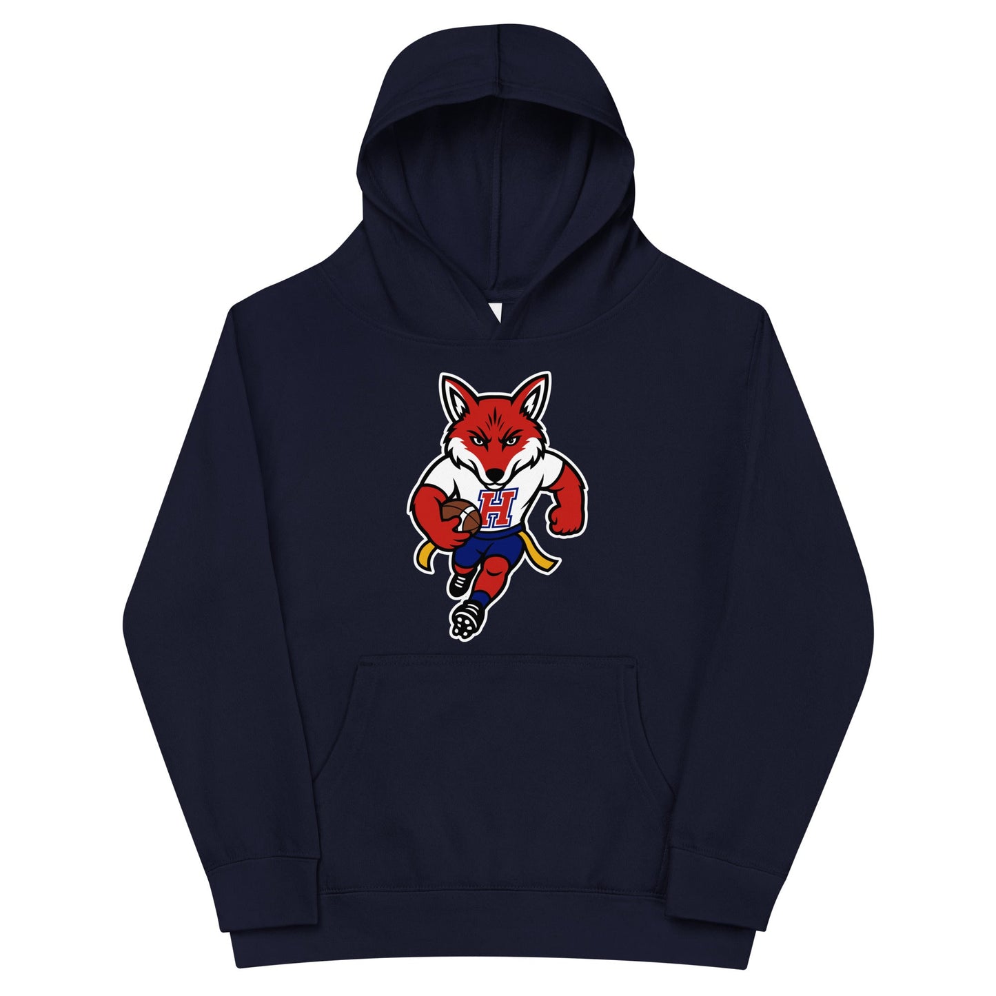 Performance | Youth Hoodie | Hornell Flag Football | Mascot Logo