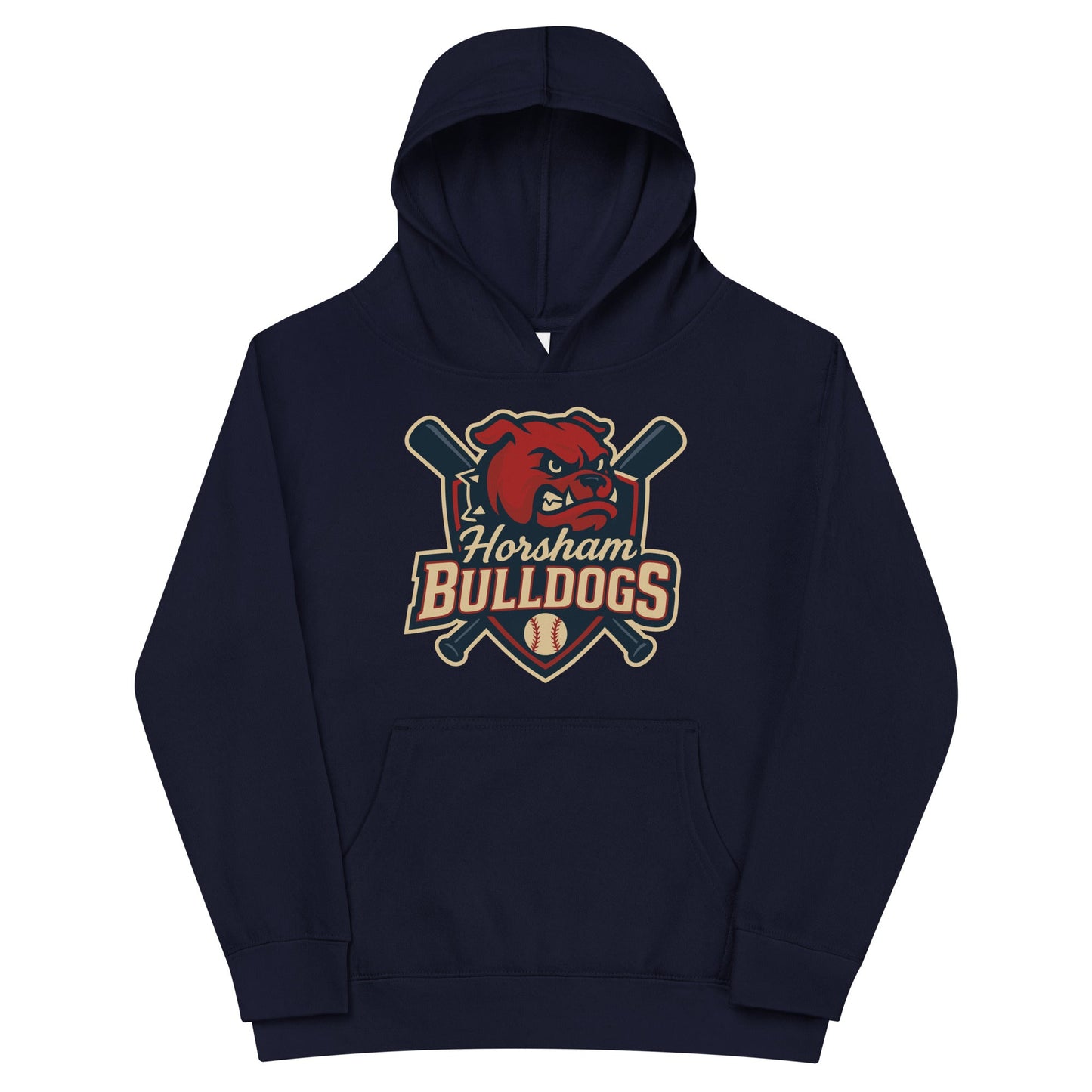 Performance | Youth Hoodie | Horsham Travel Baseball | Bulldogs Logo