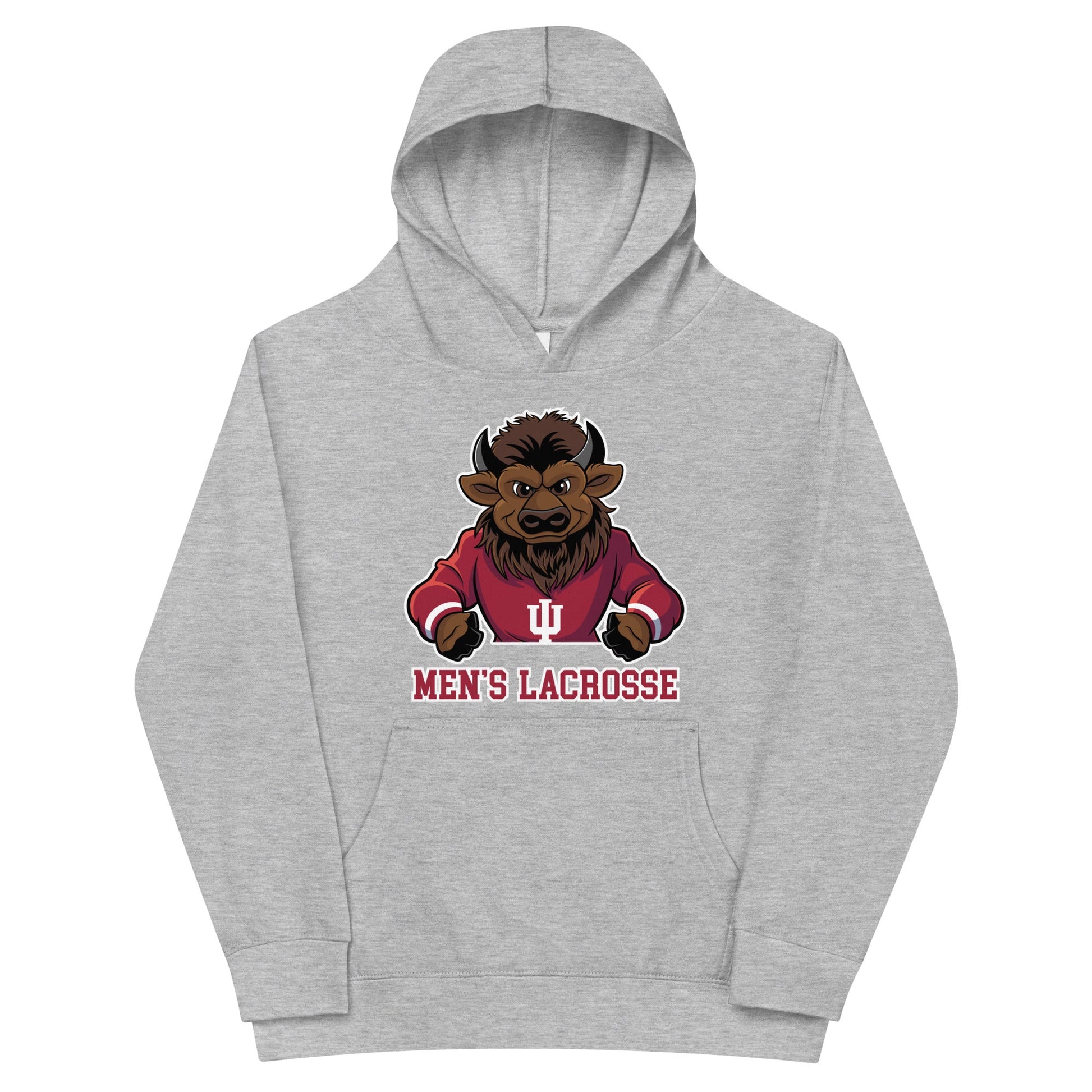 Performance | Youth Hoodie | Indiana University Lacrosse | Mascot Logo