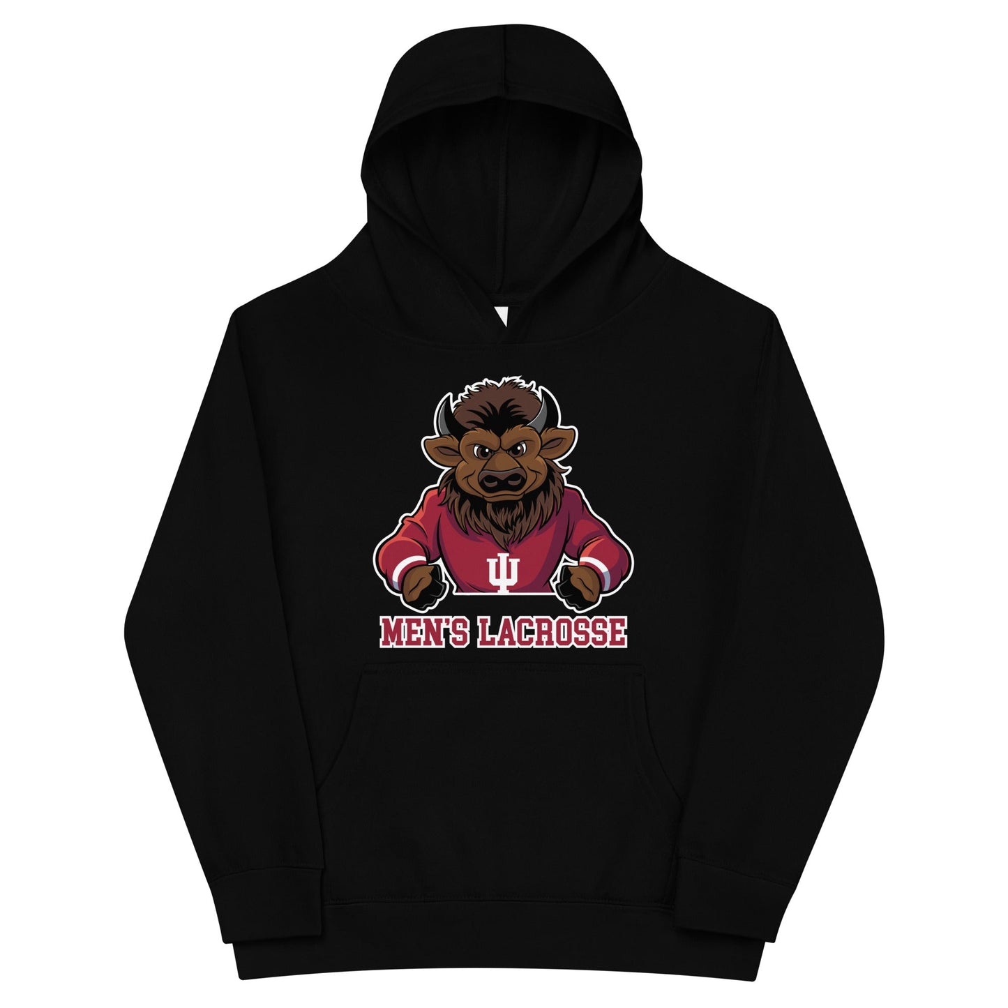 Performance | Youth Hoodie | Indiana University Lacrosse | Mascot Logo
