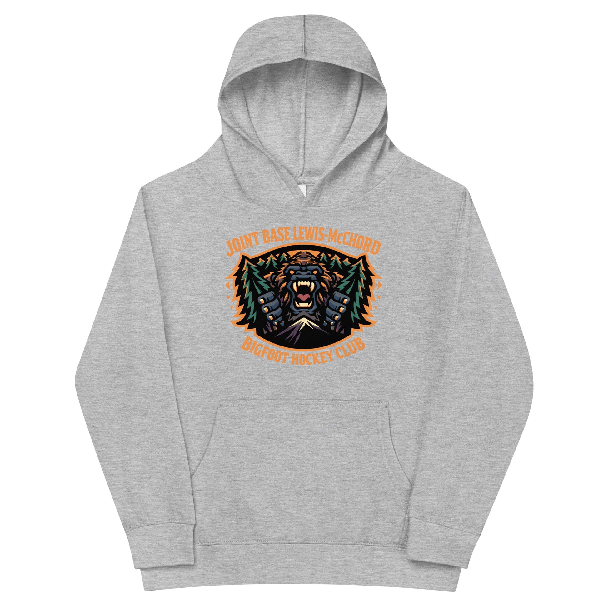 Performance | Youth Hoodie | JBLM Bigfoot Hockey Team | Mascot Logo