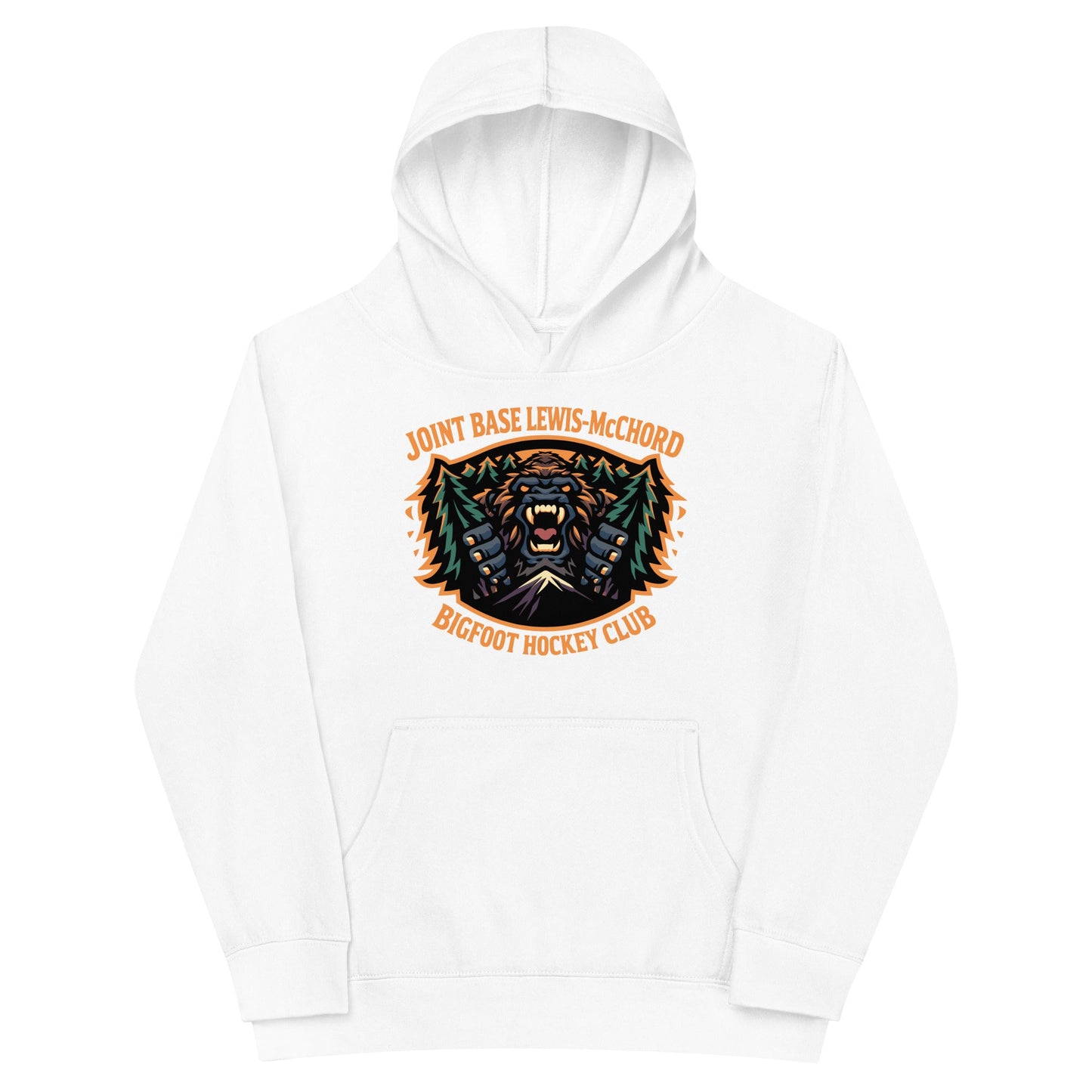Performance | Youth Hoodie | JBLM Bigfoot Hockey Team | Mascot Logo
