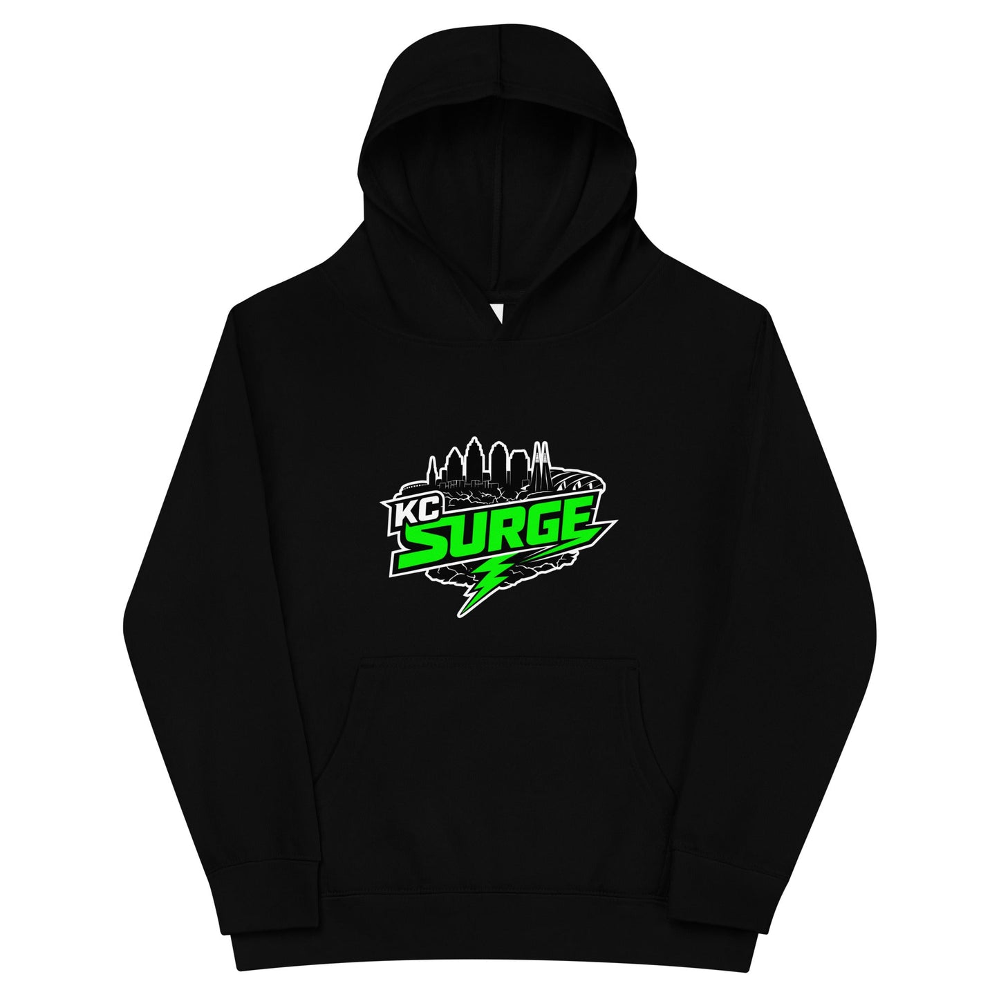 Performance | Youth Hoodie | Kansas City Surge | Neon Skyline Logo