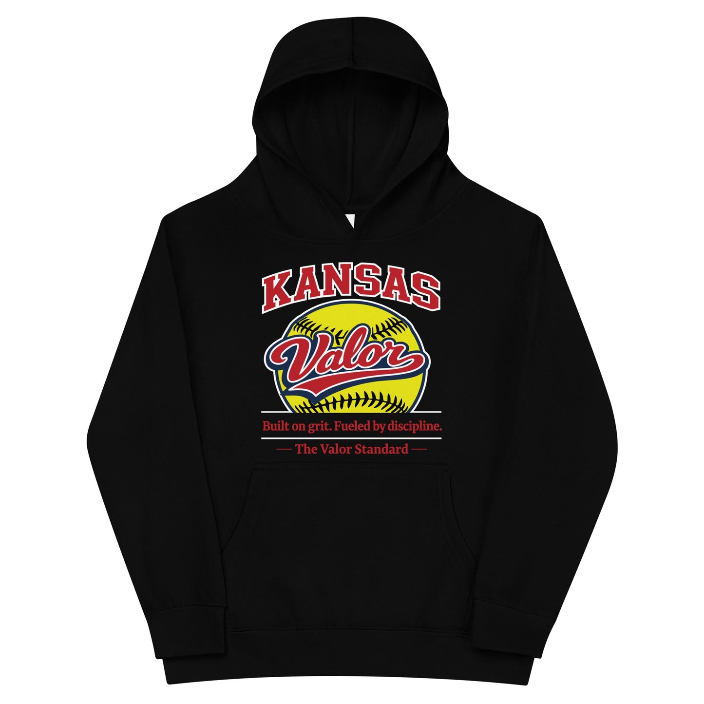 Performance | Youth Hoodie | Kansas Valor Fan Gear | The Standard Logo