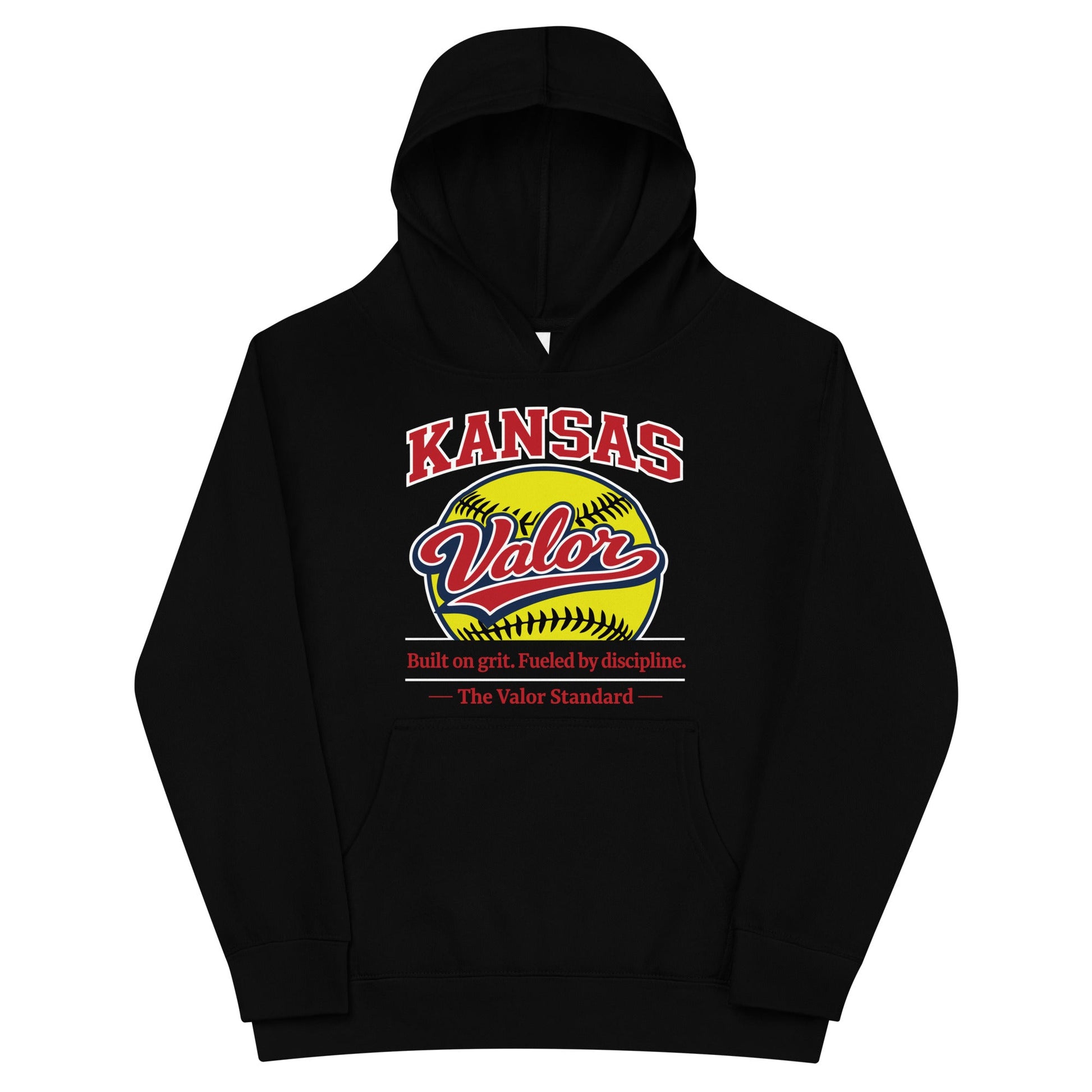 Performance | Youth Hoodie | Kansas Valor Fan Gear | The Standard Logo