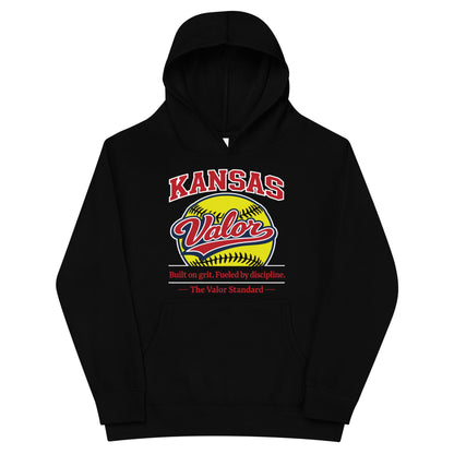 Performance | Youth Hoodie | Kansas Valor Fan Gear | The Standard Logo