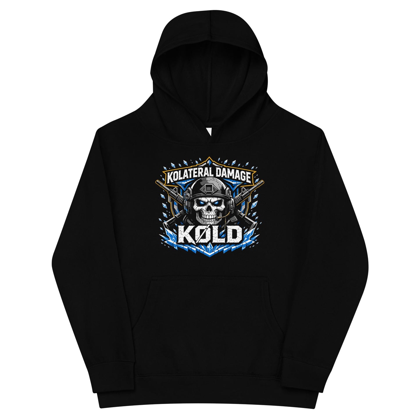 Performance | Youth Hoodie | Kolateral Damage E-Sports | Emblem Logo
