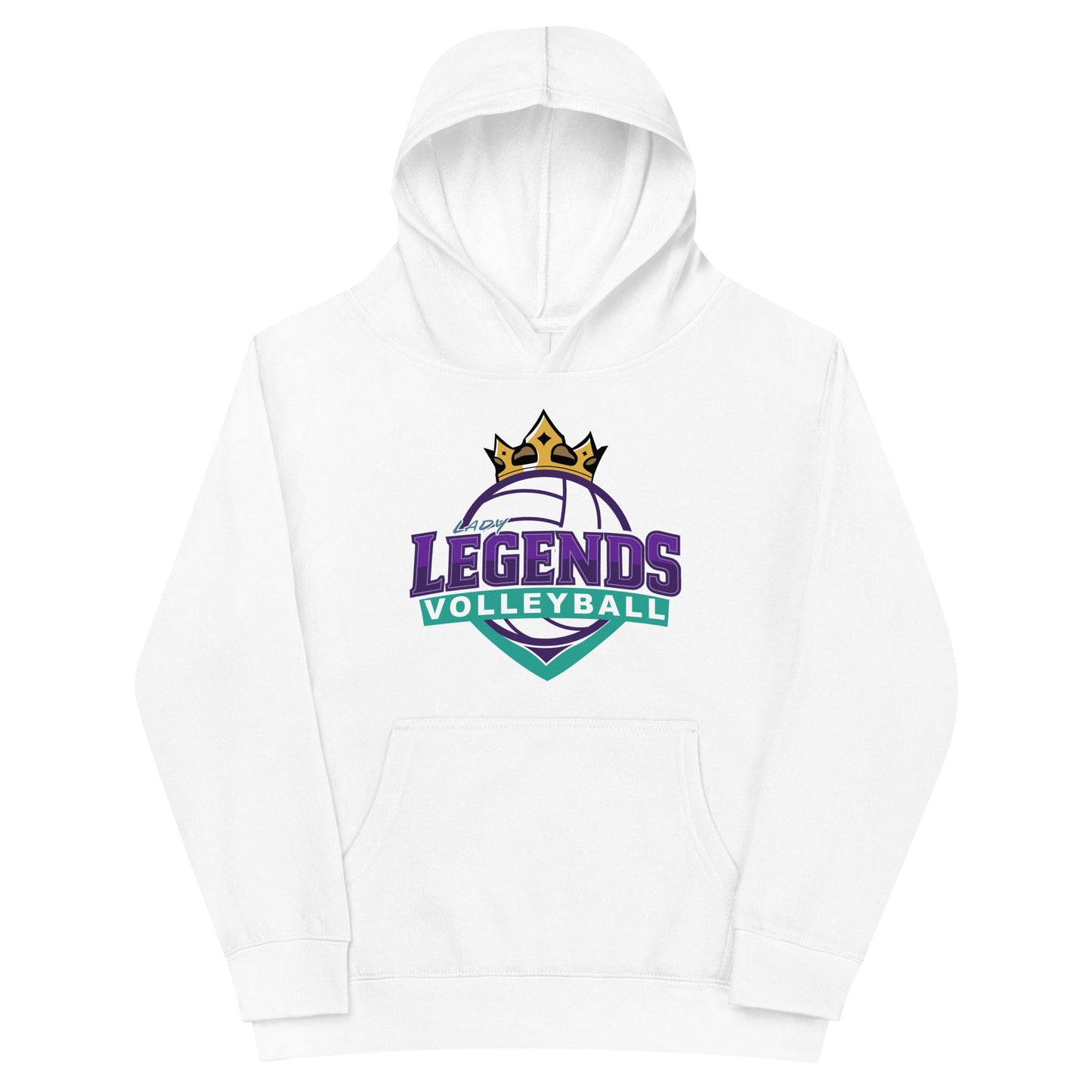 Performance | Youth Hoodie | Lady Legends Volleyball | Crown Logo