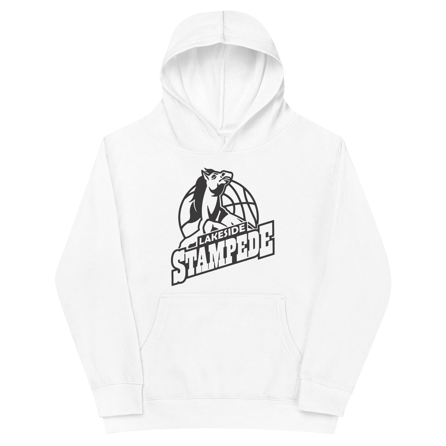 Performance | Youth Hoodie | Lakeside Stampede | Basketball Mascot Logo