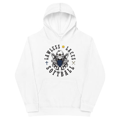 Performance | Youth Hoodie | Lawless Laces Softball | Bandana Mascot Logo