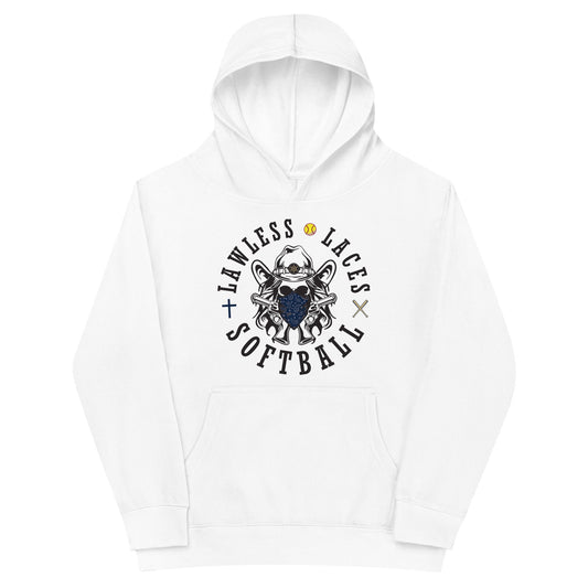 Performance | Youth Hoodie | Lawless Laces Softball | Bandana Mascot Logo