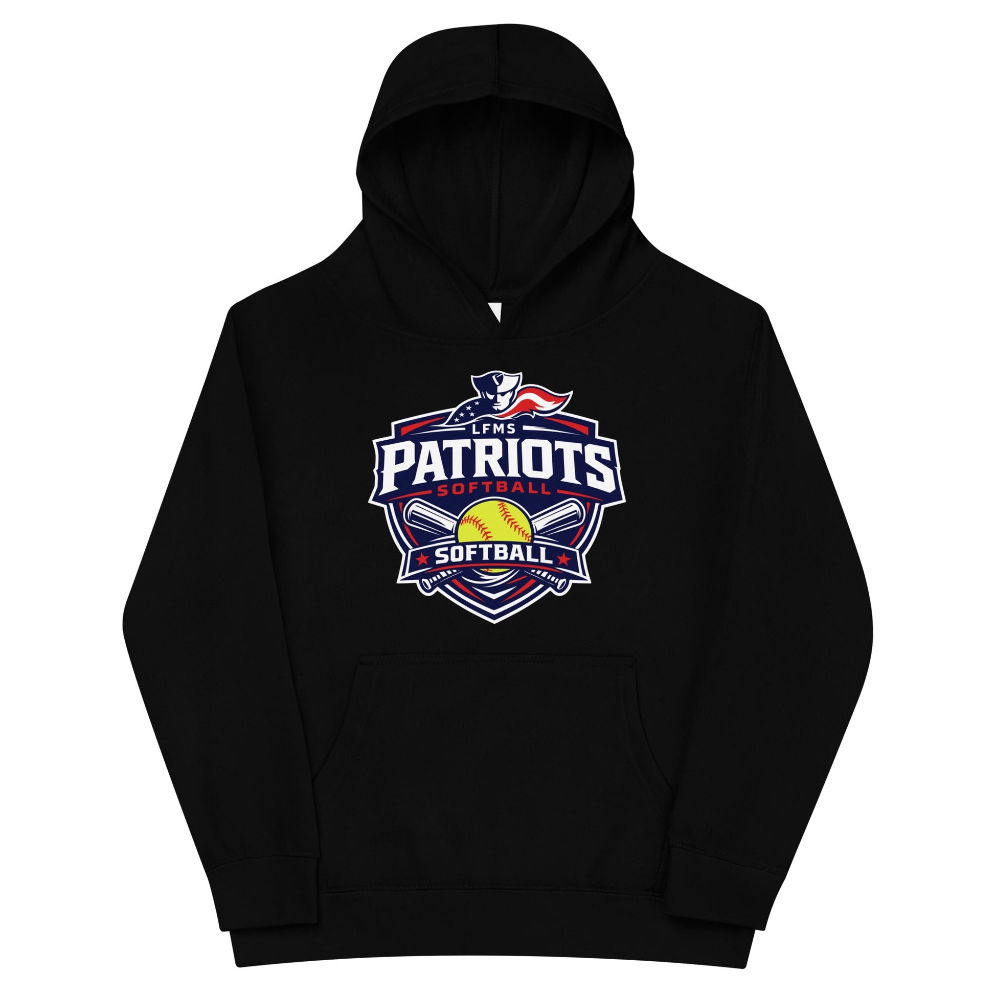 Performance | Youth Hoodie | LFMS Athletics | Patriots Softball Logo