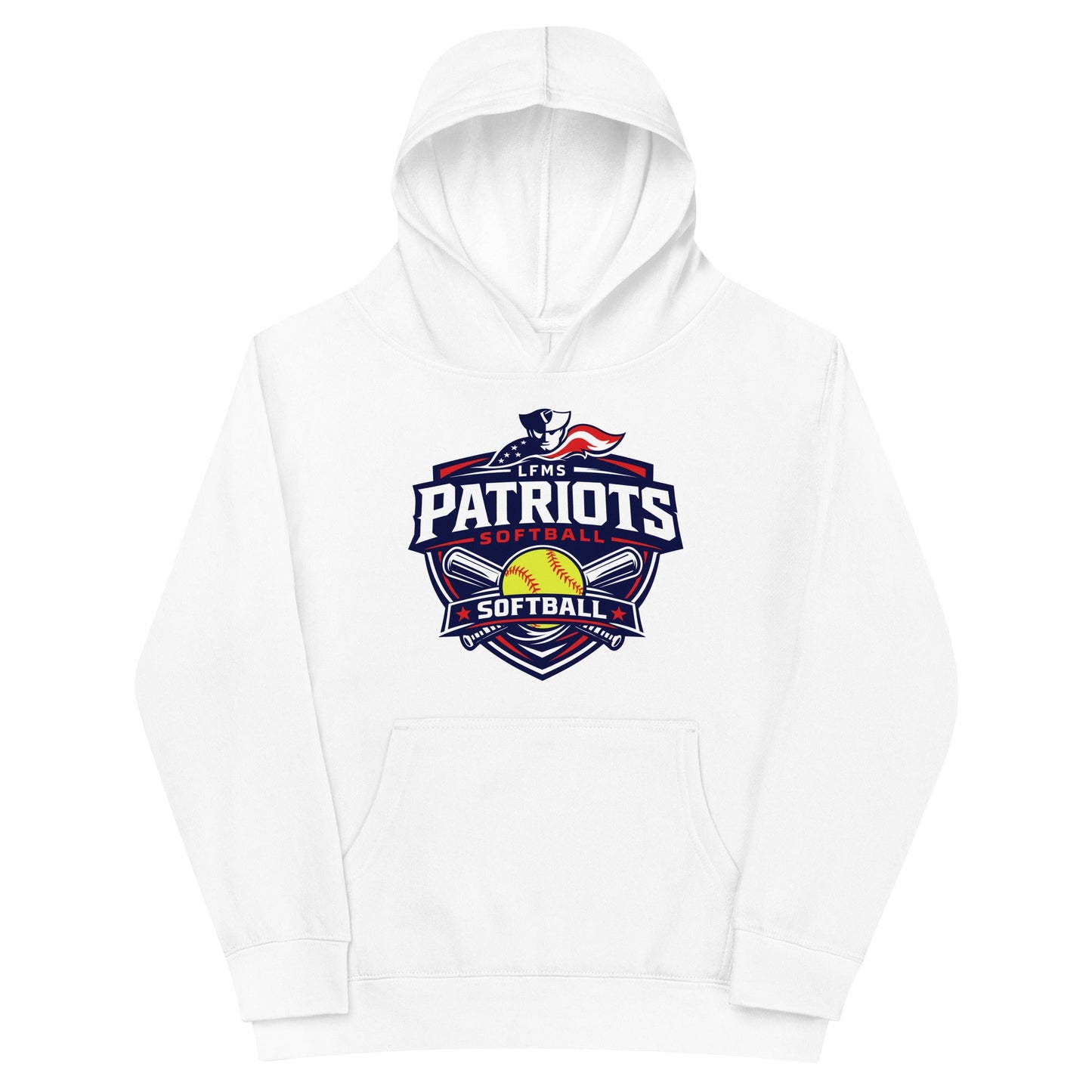 Performance | Youth Hoodie | LFMS Athletics | Patriots Softball Logo